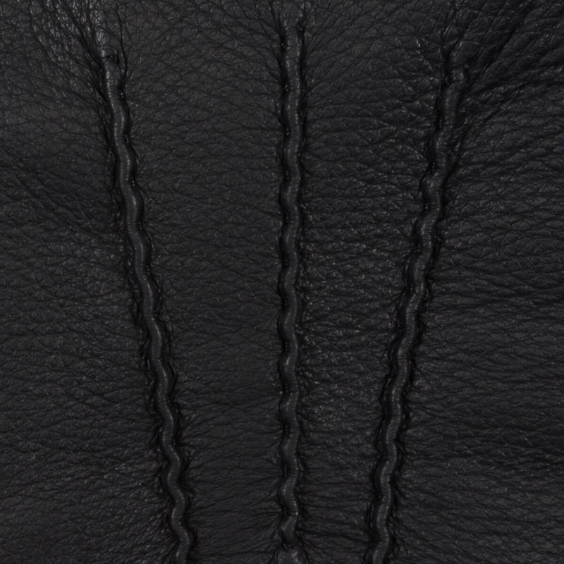 Läderhandskar svart - hjortskinn - ullfoder - Premium läderhandskar - Designad i Amsterdam - Schwartz & von Halen® - 4