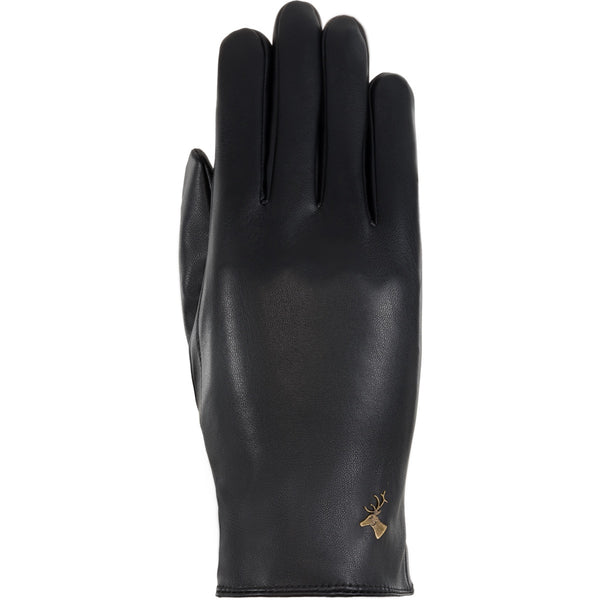 Luna - handskar av veganskt skinn med fleecefoder & pekskärmsfunktion